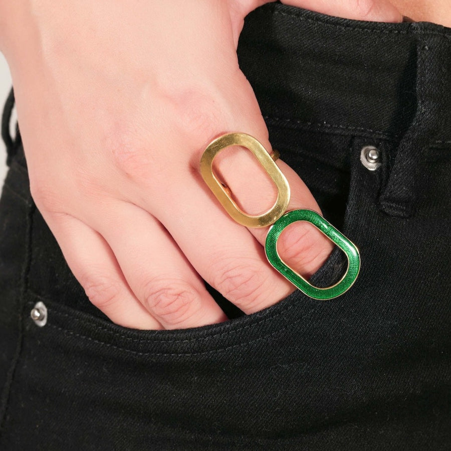 Ellipse Rings - BombaeBlingJewels