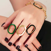 Ellipse Rings - BombaeBlingJewels