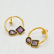 Bombae_Bling_Jewels-Pop_rocks-amethyst_geometrics-earrings