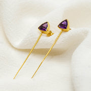 Purple Haze earrings - BombaeBlingJewels