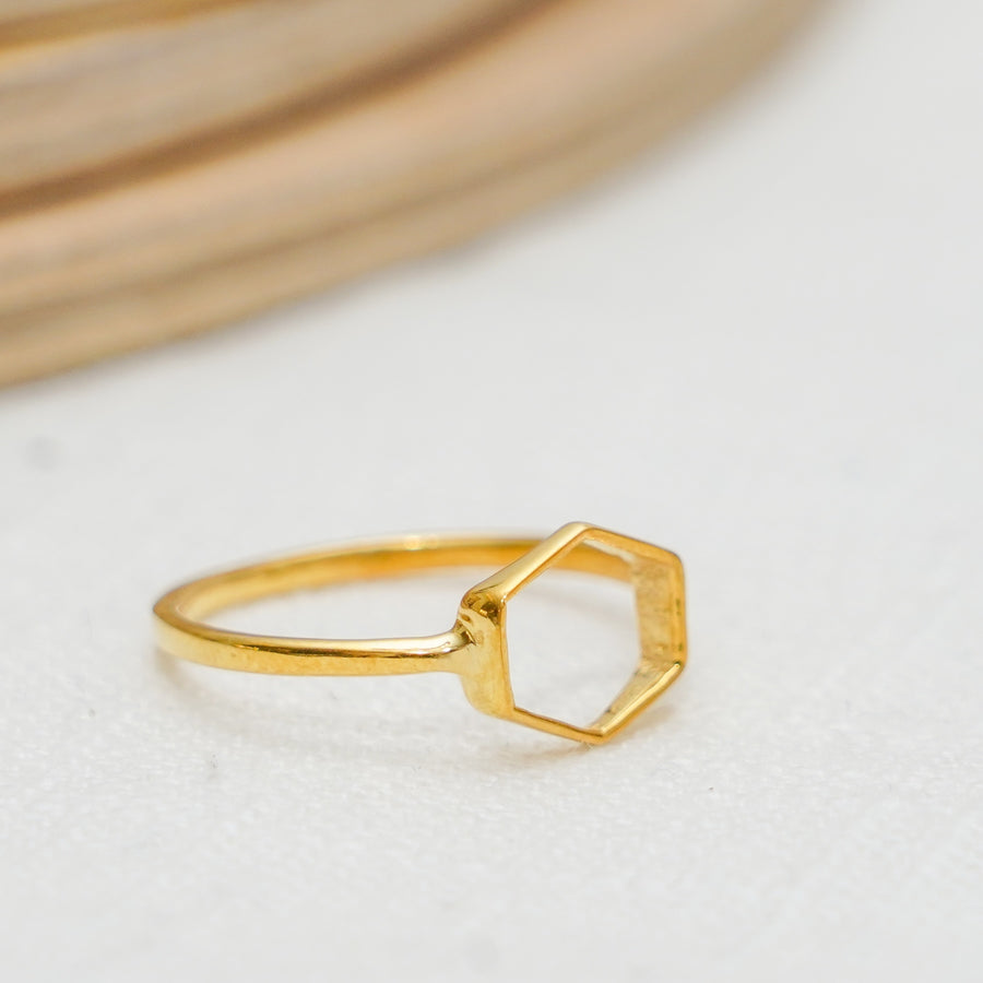 Hexa Ring - Bombae Bling Jewels